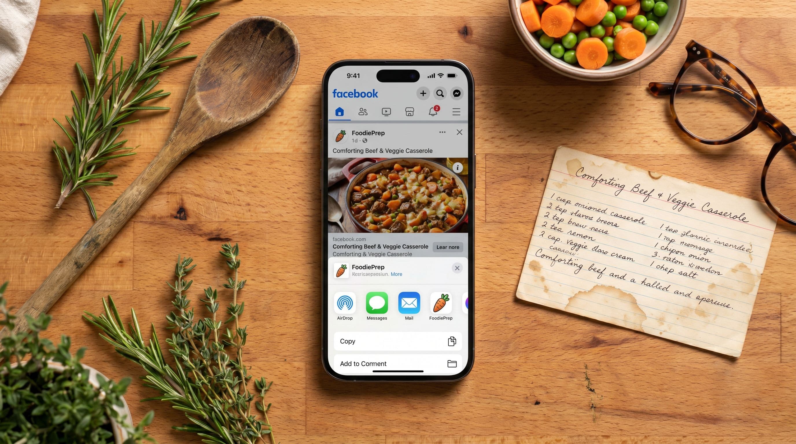 How to Save Recipes from Facebook (2026): A Simple Guide for iPhone & Android