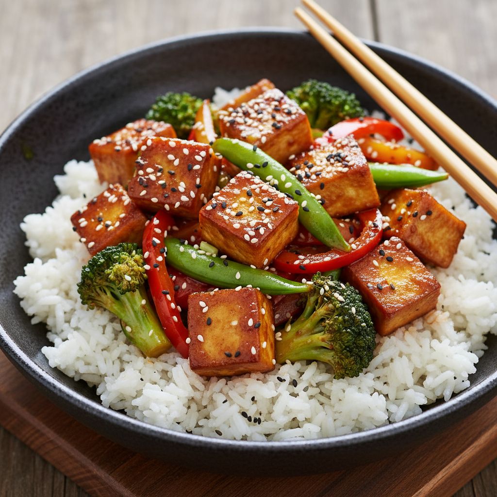 AI generated spicy vegetarian recipe